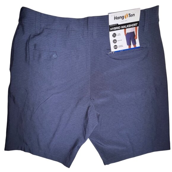 Mens Size 36 Hang Ten Hybrid Walkshorts 10" Inseam Quick Dry Regular Fit - Picture 3 of 9